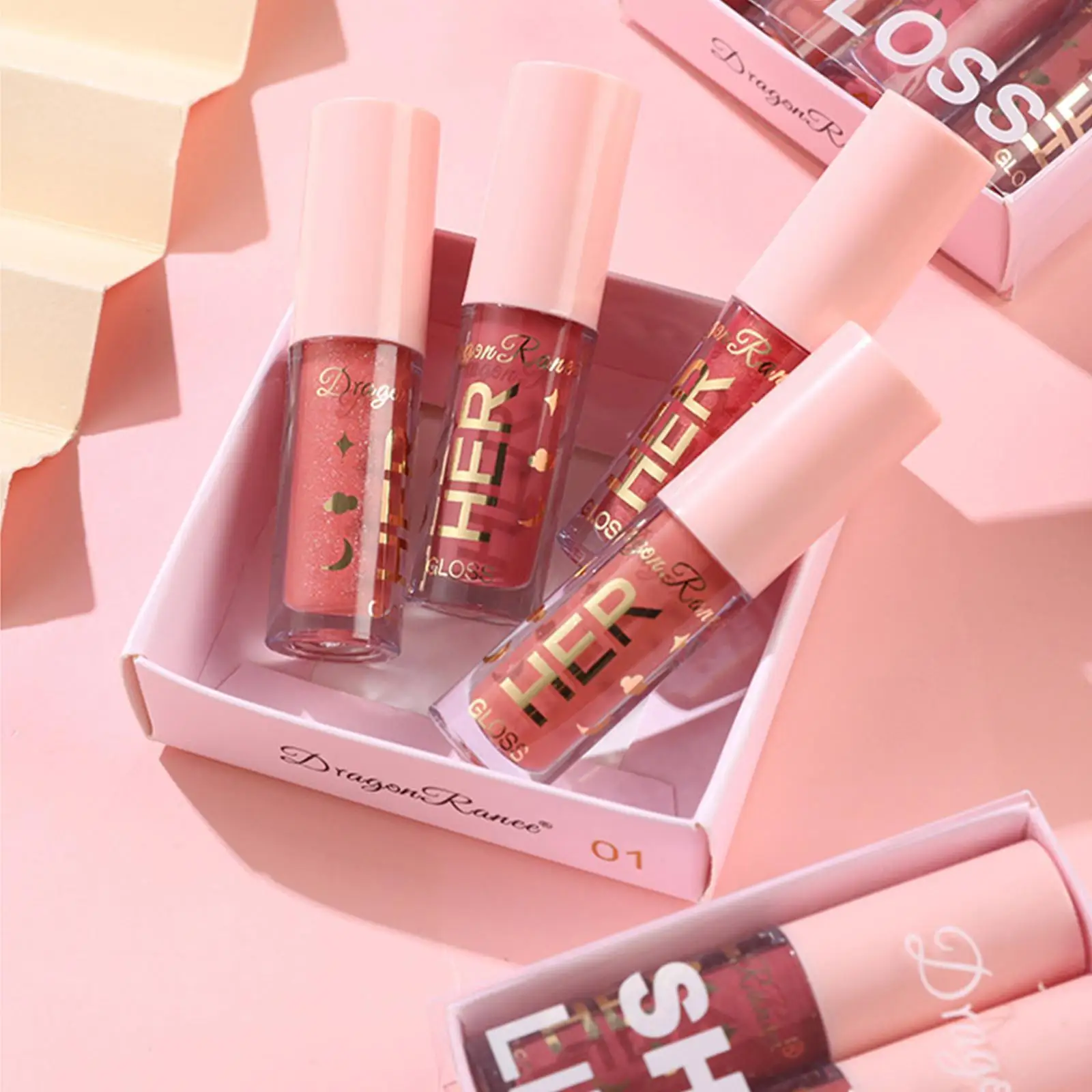 Mini Tube Glossy Lip Gloss Water Gloss Mirror Lip Glaze Long Gloss Lasting Cosmeti Efficiency Wet Lip Waterproof Non-Fading V0C9
Mini Tube Glossy Lip Gloss Water Gloss Mirror Lip Glaze Long Gloss Lasting Cosmeti Efficiency Wet Lip Waterproof Non-Fading V0C9
