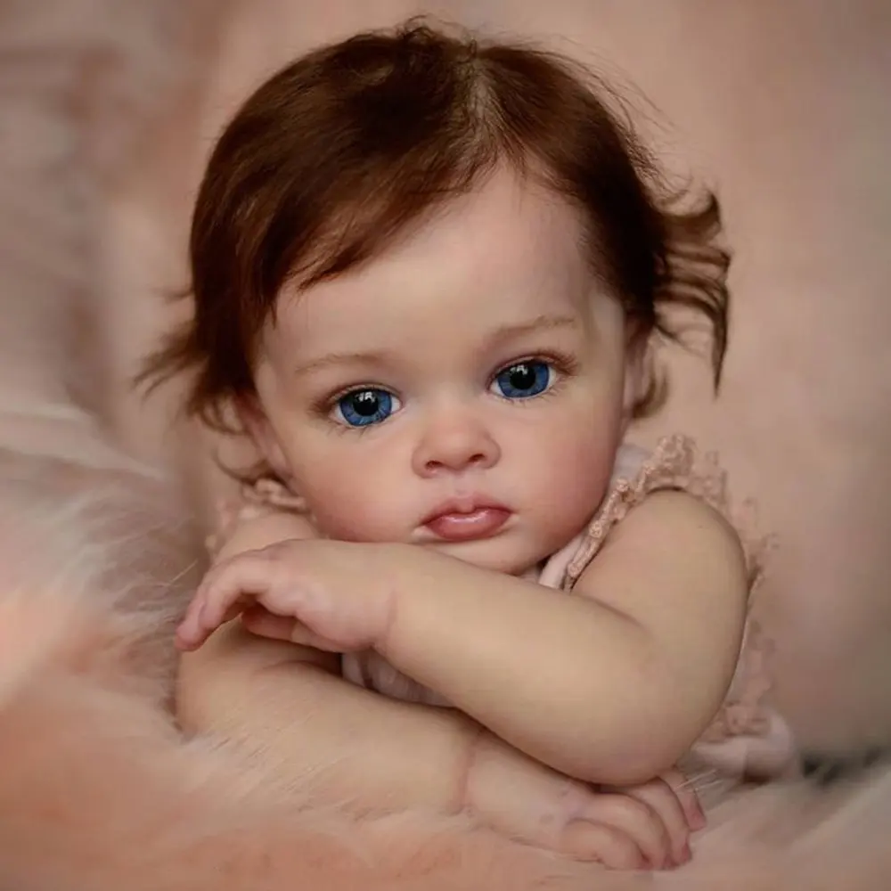 60CM Bebe Reborn Toddler Real Reborn Dolls for Girls silicone Vinyl With Cloth Body lol Surprise Toy Figure Christmas Gift
60CM Bebe Reborn Toddler Real Reborn Dolls for Girls silicone Vinyl With Cloth Body lol Surprise Toy Figure Christmas Gift