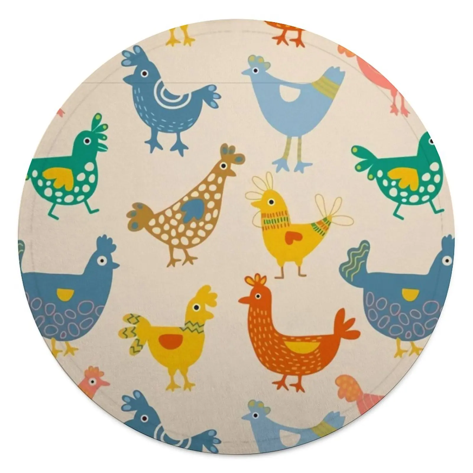 Colorful Chicken Blanket Farm Animal Print Super Soft Fashion Round Bedspread Cool Fleece Meditation Blanket
Colorful Chicken Blanket Farm Animal Print Super Soft Fashion Round Bedspread Cool Fleece Meditation Blanket