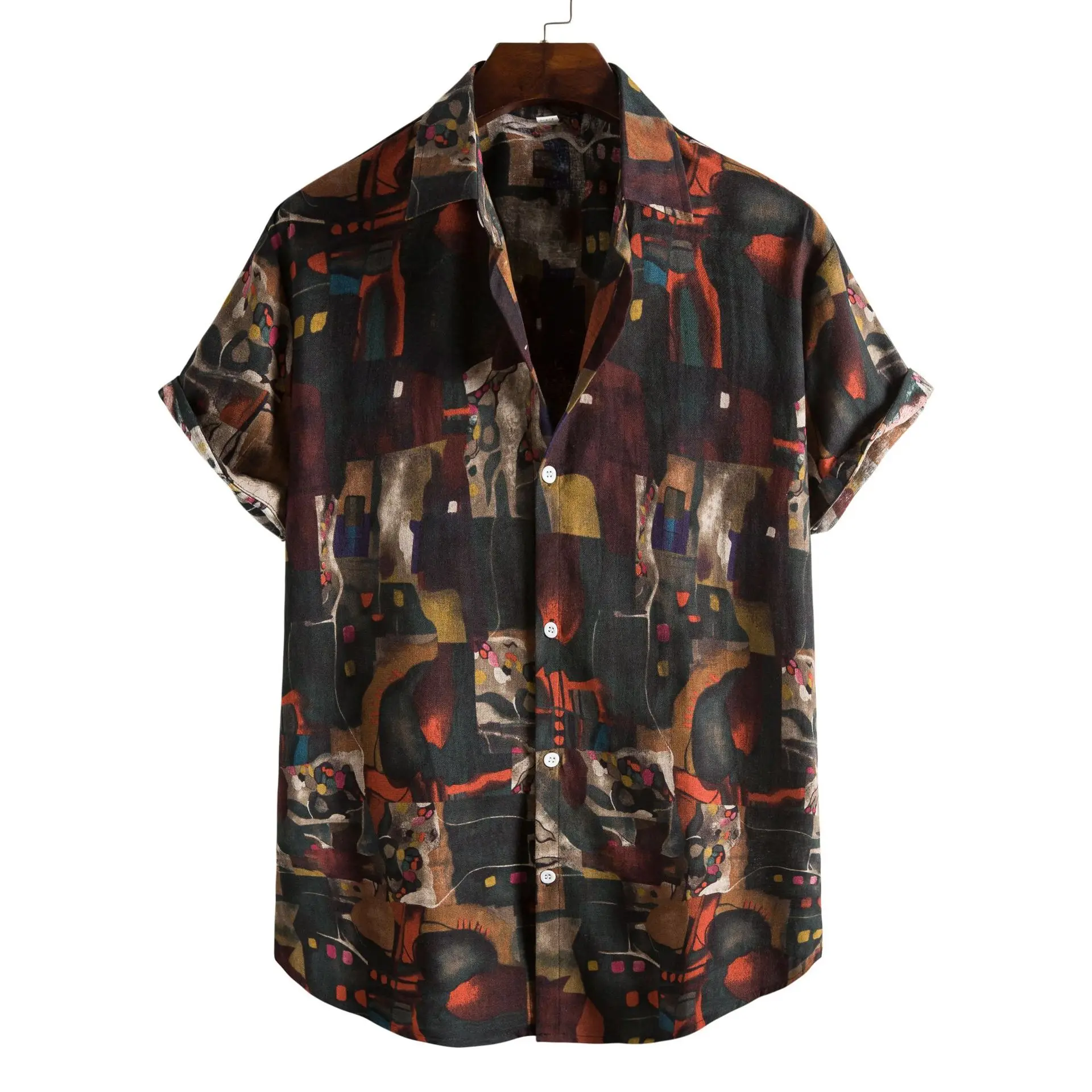 Гавайская льняная рубашка Aloha Shirs для мужчин, винтажная пляжная сорочка с цветочным принтом, приталенный силуэт, с короткими рукавами, одежд...
Гавайская льняная рубашка Aloha Shirs для мужчин, винтажная пляжная сорочка с цветочным принтом, приталенный силуэт, с короткими рукавами, одежд...