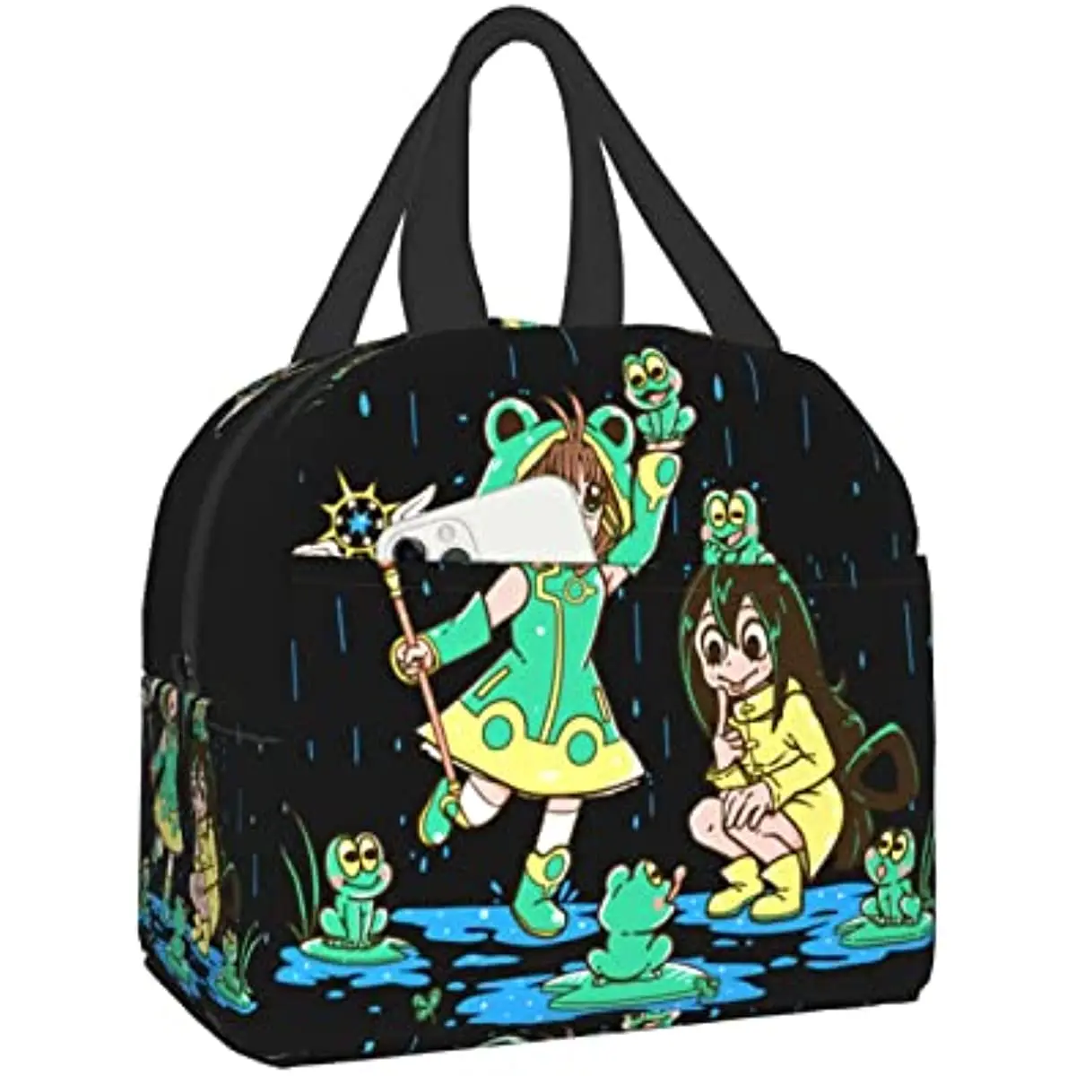 Frog Girl Lunch Bag Portable Bag, Leakproof Soft for Boys and Girls, Waterproof Thermal Insulation Cold Storage Box Tote Bag
Frog Girl Lunch Bag Portable Bag, Leakproof Soft for Boys and Girls, Waterproof Thermal Insulation Cold Storage Box Tote Bag