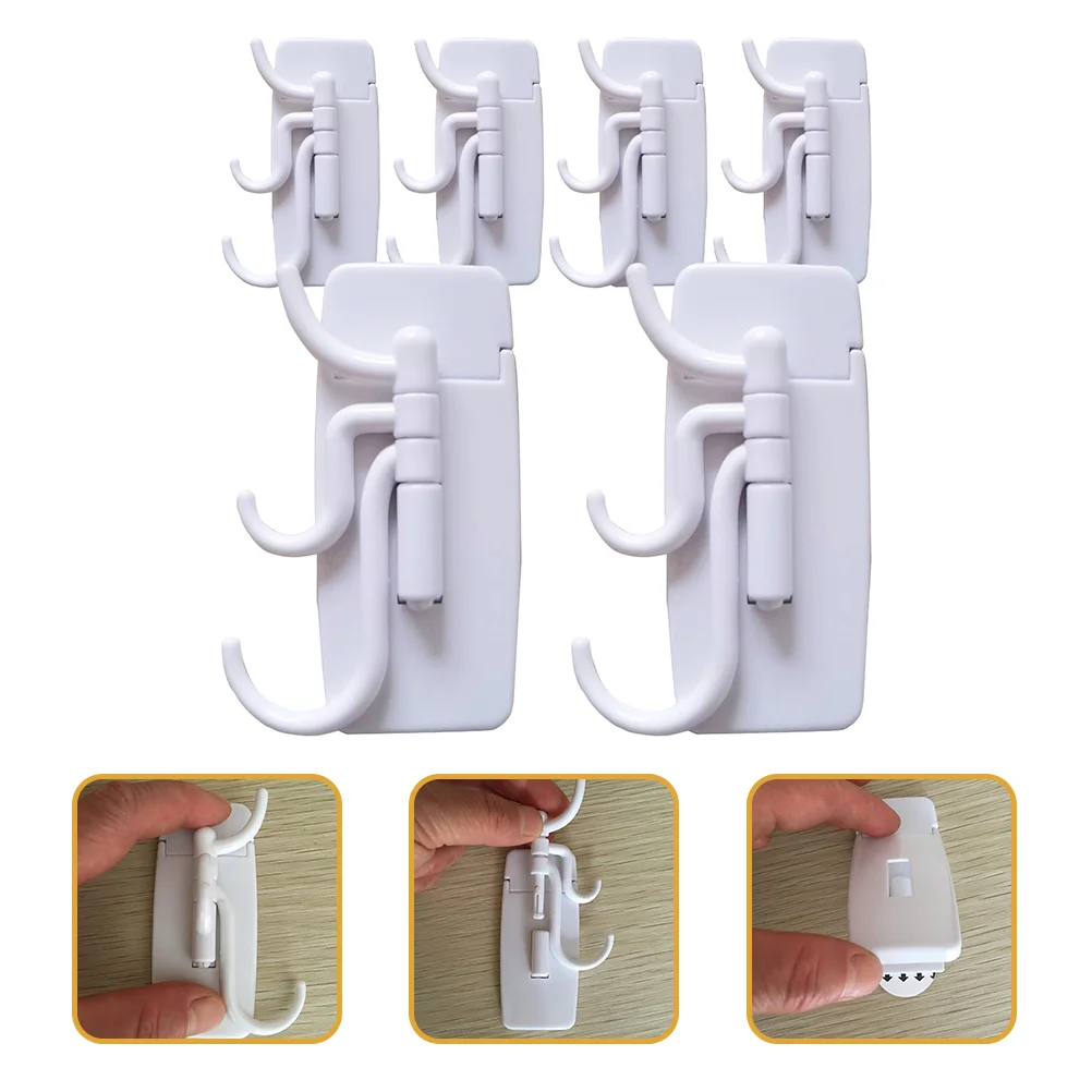 6pcs Wall Mounted Multi-use Space Saving Swivel Vertical Home Wall Hooks Hooks Rack Bathroom Wall Hangers
6pcs Wall Mounted Multi-use Space Saving Swivel Vertical Home Wall Hooks Hooks Rack Bathroom Wall Hangers
