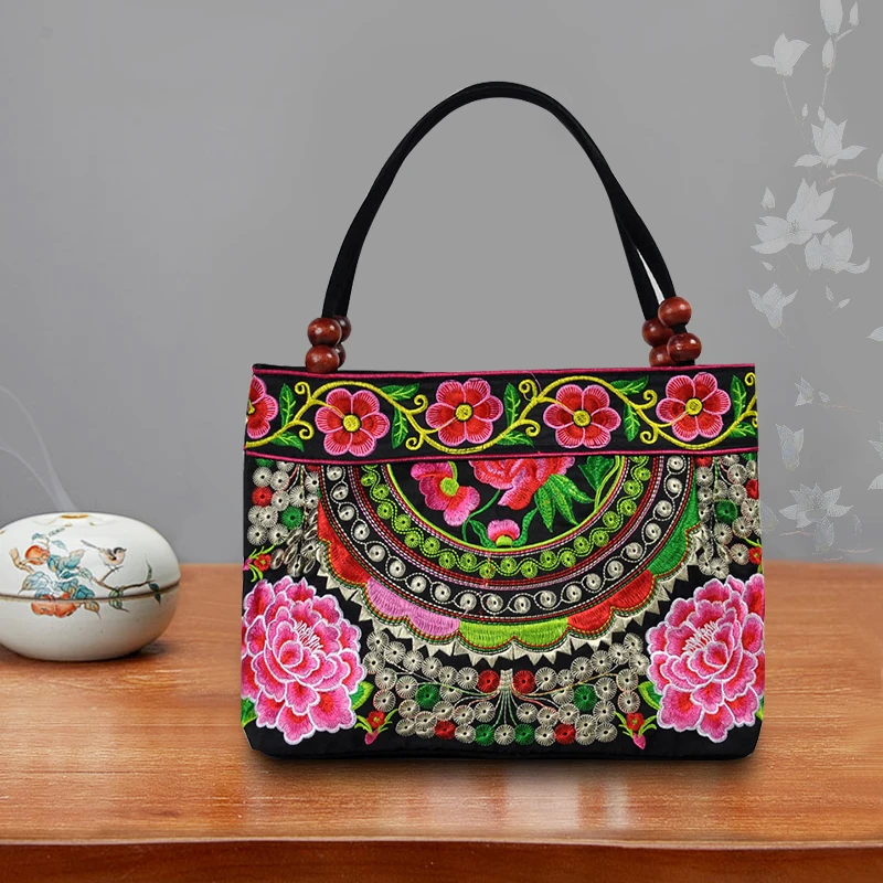 Leimande Women Shoulder Bags Embroidery Ethnic Style Pretty Flower Bohemia Retro Canvas Large Capacity Shopper Handbag
Leimande Women Shoulder Bags Embroidery Ethnic Style Pretty Flower Bohemia Retro Canvas Large Capacity Shopper Handbag