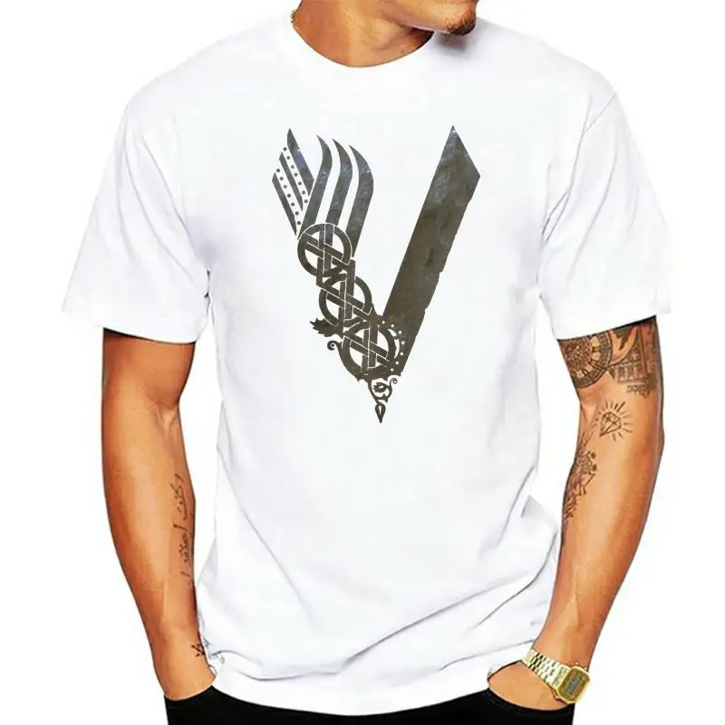 Ragnar Lothbrok Vikings Men T Shirt 100% Cotton T-Shirt Gift For Male Printed Short Sleeve Cotton Tees Plus Size
Ragnar Lothbrok Vikings Men T Shirt 100% Cotton T-Shirt Gift For Male Printed Short Sleeve Cotton Tees Plus Size