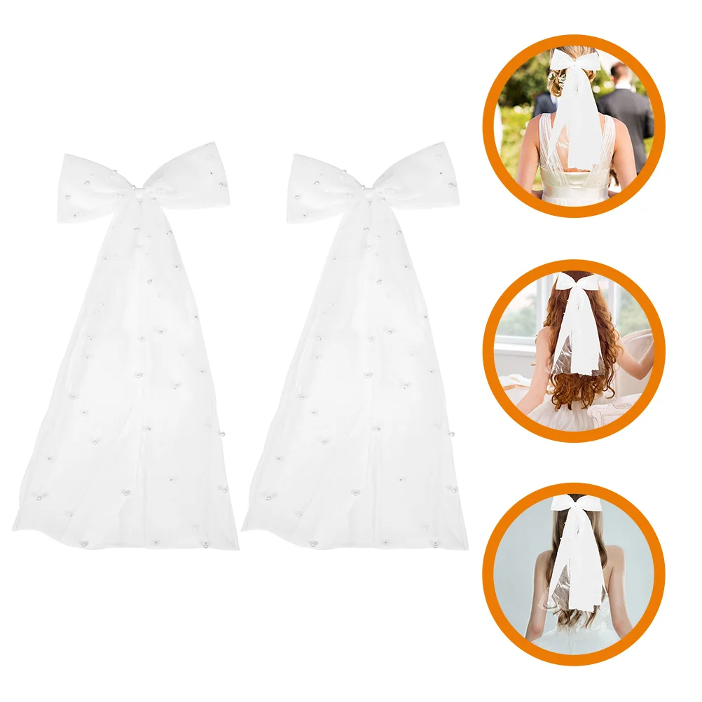 2 pcs Pearl Veil Bow Clip Bridal Veil Bow Clip Women Veil Hair Clip Wedding Pearl Veil Clips
2 pcs Pearl Veil Bow Clip Bridal Veil Bow Clip Women Veil Hair Clip Wedding Pearl Veil Clips