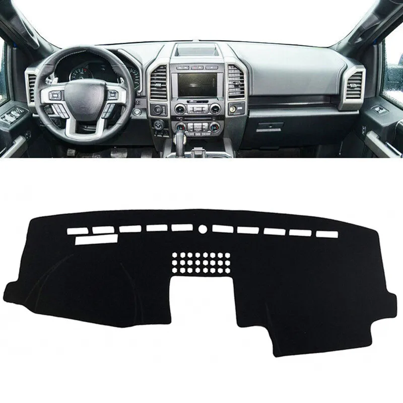 

For Ford F-150 F150 2015 2016 2017 2018 Dashboard Cover Mat Pad Dashmat Dash Sun Shade Instrument Protect Carpet Car Accessories