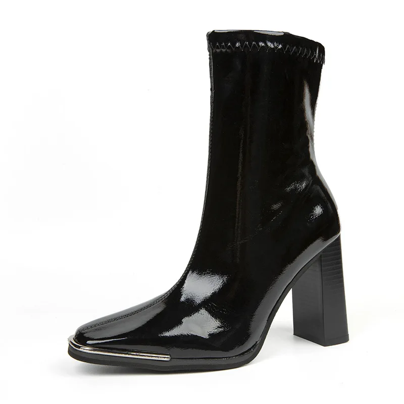 Hort Boots Women's British Style Korean Version 2021 Autumn and Winter Single Boots Thick Heel Motorcycle Women's Boots
Hort Boots Women's British Style Korean Version 2021 Autumn and Winter Single Boots Thick Heel Motorcycle Women's Boots