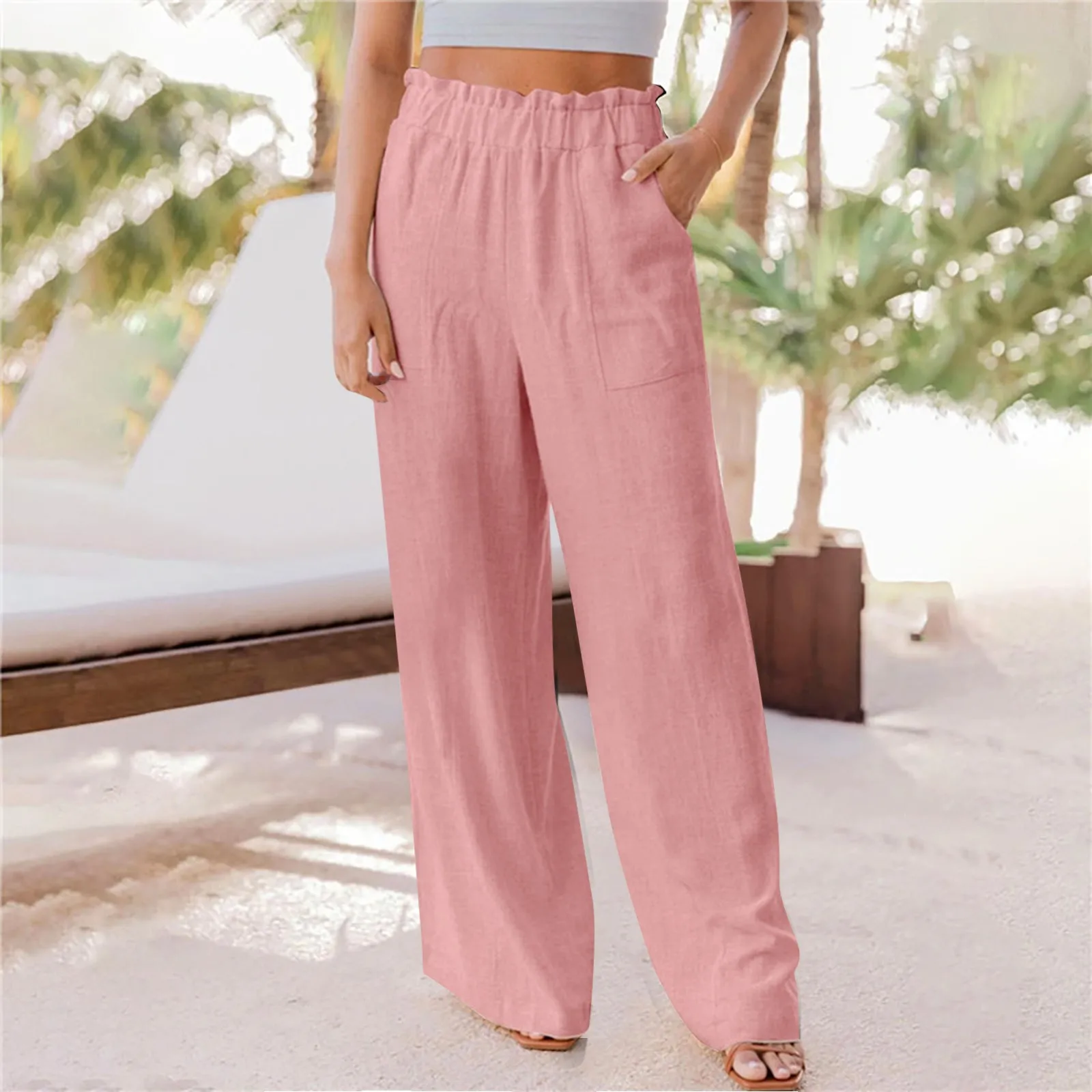 Элегантные женские прямые брюки с широкими штанинами, винтажные однотонные свободные спортивные брюки в стиле Харадзюку, женские шикарные ...
Элегантные женские прямые брюки с широкими штанинами, винтажные однотонные свободные спортивные брюки в стиле Харадзюку, женские шикарные ...