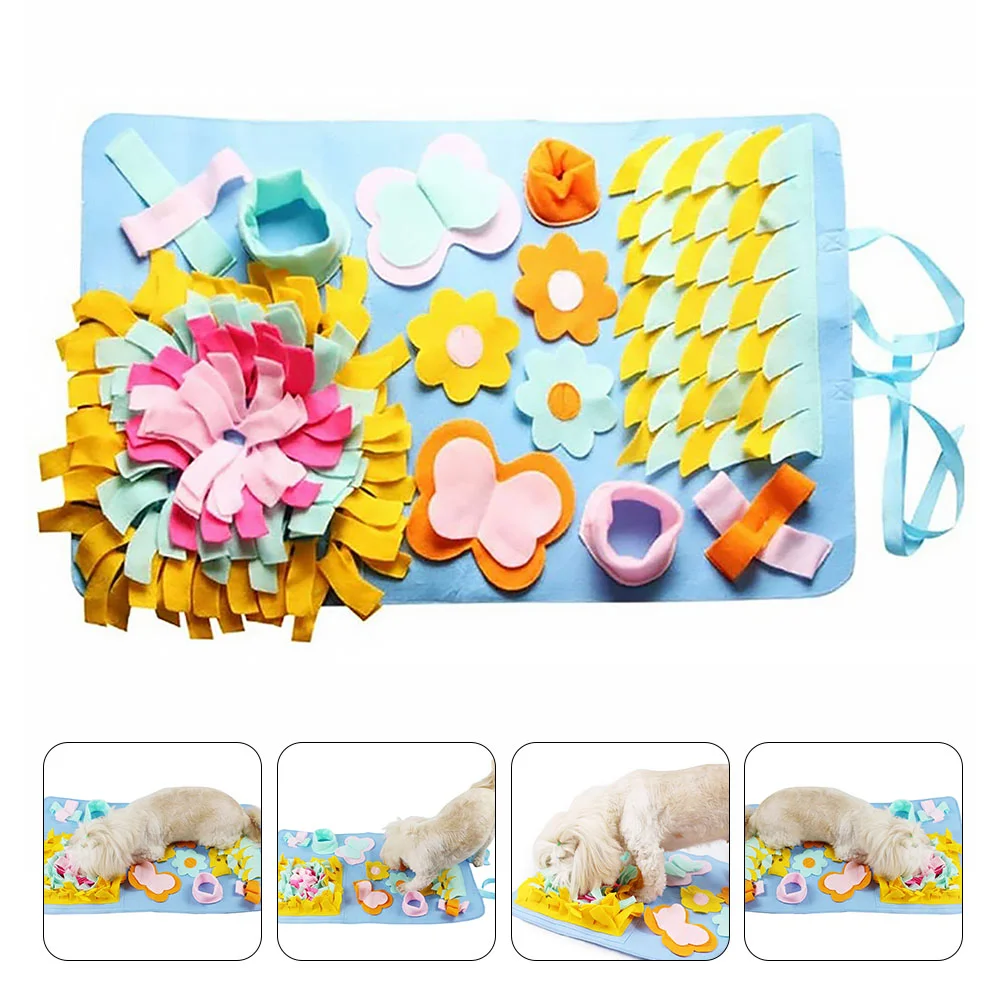 Mat Dog Pet Sniff Snuffle Training Feeding Pad Toys Cat Puppy Slow Eating Bowl Interactive Smell Puzzle
Mat Dog Pet Sniff Snuffle Training Feeding Pad Toys Cat Puppy Slow Eating Bowl Interactive Smell Puzzle