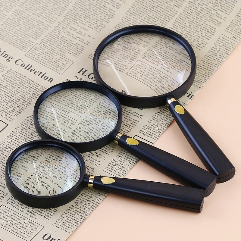 Handheld High-Definition Glass Optical Glass Elderly Reading Children Learning Magnifying Glass 75mm 90mm 110mm
Handheld High-Definition Glass Optical Glass Elderly Reading Children Learning Magnifying Glass 75mm 90mm 110mm