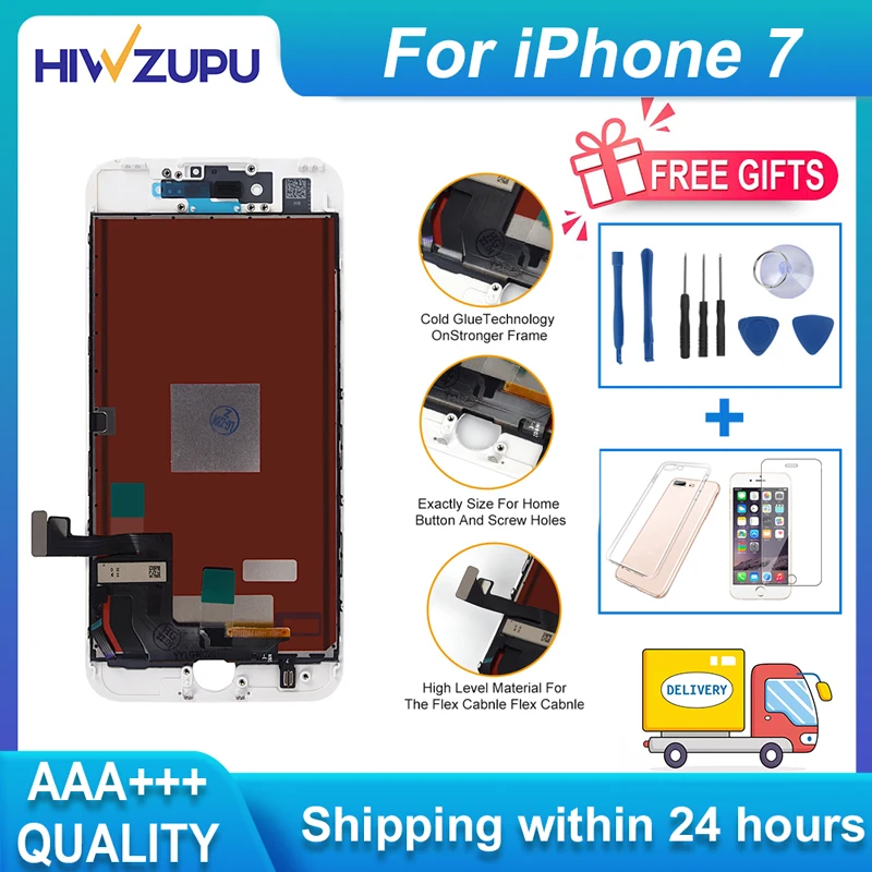 HIWZUPU AAA+++ Original Display for iPhone 7 Screen Replacement for iPhone 7plus 8 8 Plus LCD Assembly with Tools Free Shipping
HIWZUPU AAA+++ Original Display for iPhone 7 Screen Replacement for iPhone 7plus 8 8 Plus LCD Assembly with Tools Free Shipping