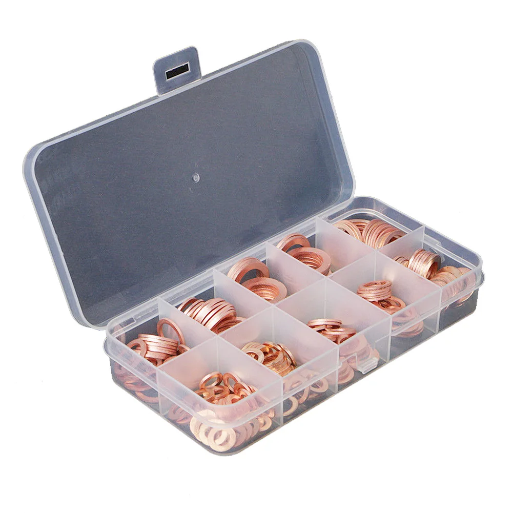 Car Accessories Gasket 200pcs/set Copper Seal Diesel Injector For Plant Marine Etc Installation Set M5-M14 Opper
Car Accessories Gasket 200pcs/set Copper Seal Diesel Injector For Plant Marine Etc Installation Set M5-M14 Opper