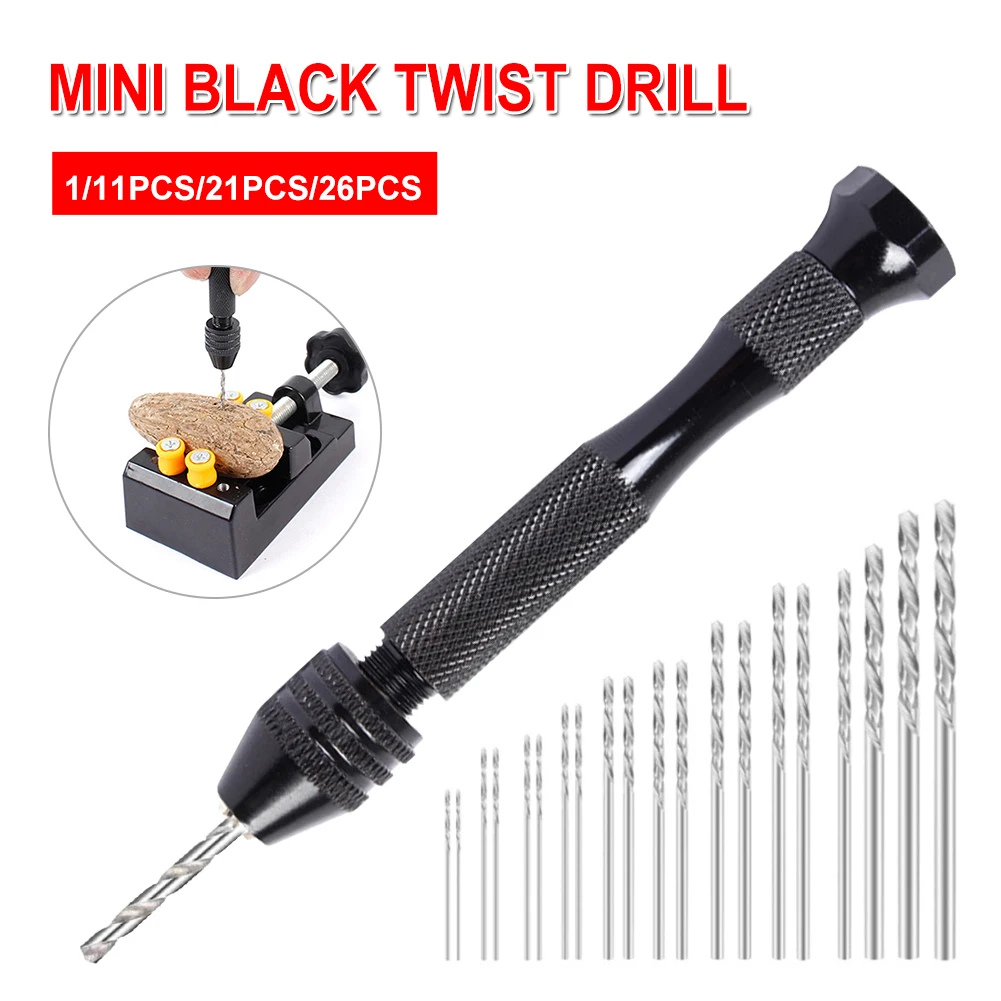 Hand Drill Bits Set with Keyless Chuck Micro Twist Drill Bits Drill Woodworking Drilling Rotary Tools for Wood Jewelry
Hand Drill Bits Set with Keyless Chuck Micro Twist Drill Bits Drill Woodworking Drilling Rotary Tools for Wood Jewelry