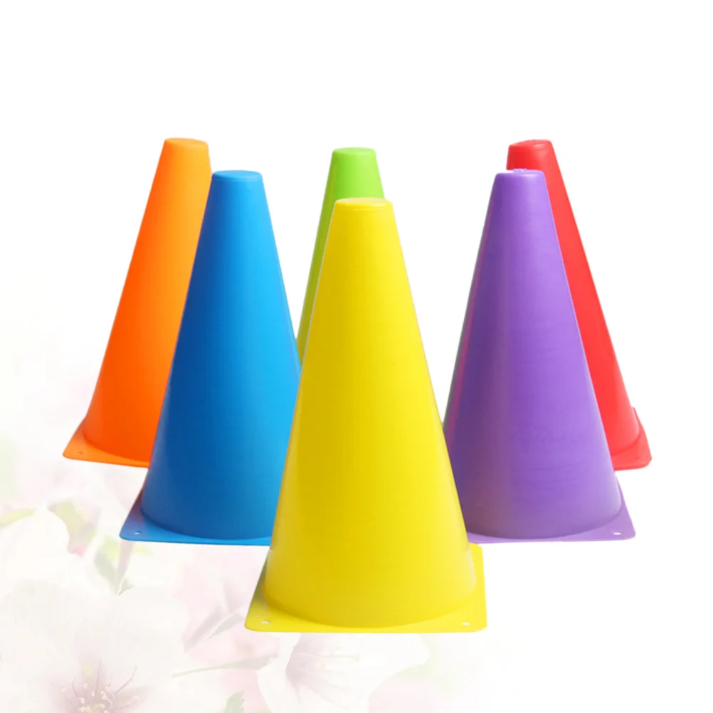 6PCS Cones Agility Cones Parking Cone Soccer Training Cones Traffic Cone Marker Field Cone Markers
6PCS Cones Agility Cones Parking Cone Soccer Training Cones Traffic Cone Marker Field Cone Markers