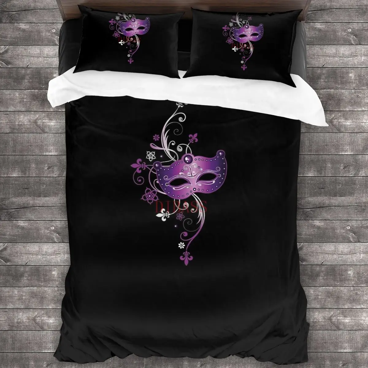 Mardi Gras. Mask With Fleur De Lis. Soft Microfiber Comforter Set with 2 Pillowcase Quilt Cover With Zipper Closure
Mardi Gras. Mask With Fleur De Lis. Soft Microfiber Comforter Set with 2 Pillowcase Quilt Cover With Zipper Closure