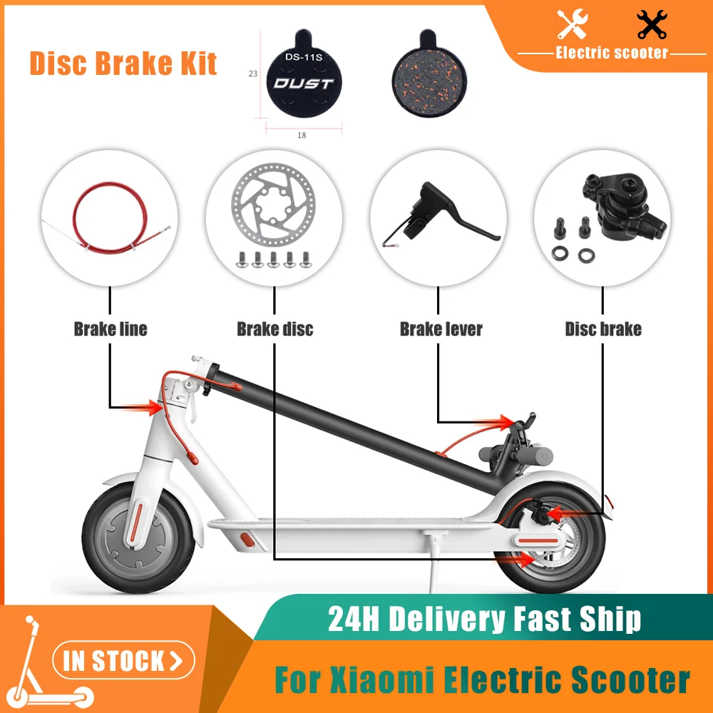 Brake Ultralight Hydraulic Disc Bicycle Pads Parts Brake Kit For Xiaomi Mijia M365 Electric Scooter Rotors Built-in Pad Set
Brake Ultralight Hydraulic Disc Bicycle Pads Parts Brake Kit For Xiaomi Mijia M365 Electric Scooter Rotors Built-in Pad Set