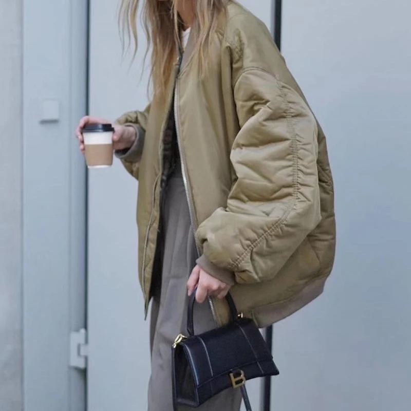 New Arrival 2022 Women Autumn Winter Jacket Coat Stand Collar Long Sleeve Bomber Jacket Coat Women Tops
New Arrival 2022 Women Autumn Winter Jacket Coat Stand Collar Long Sleeve Bomber Jacket Coat Women Tops
