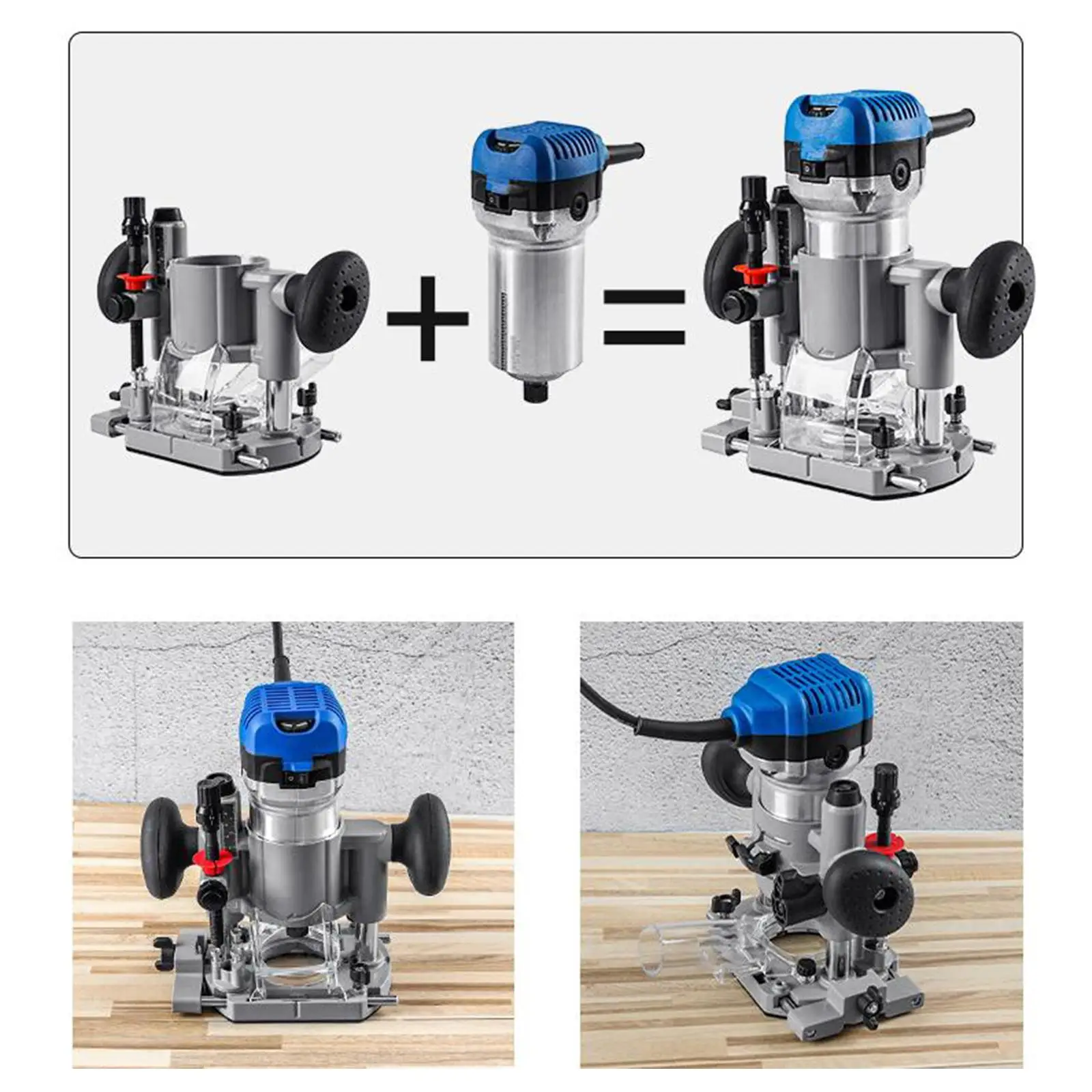 Woodworking Trimming Machine Easy Installation Engraving Protective Base Plunge Router Base for Edge Trimming Slotting
Woodworking Trimming Machine Easy Installation Engraving Protective Base Plunge Router Base for Edge Trimming Slotting