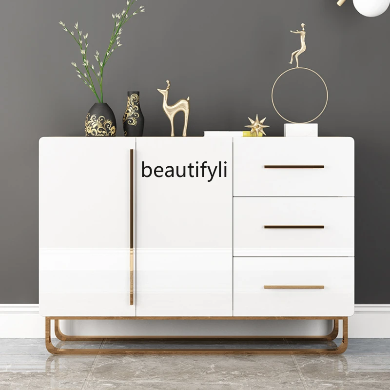 yj Sideboard Cabinet Light Luxury Paint Modern Minimalist Metal Cabinet Corner Kitchen Storage Large Capacity Locker
yj Sideboard Cabinet Light Luxury Paint Modern Minimalist Metal Cabinet Corner Kitchen Storage Large Capacity Locker
