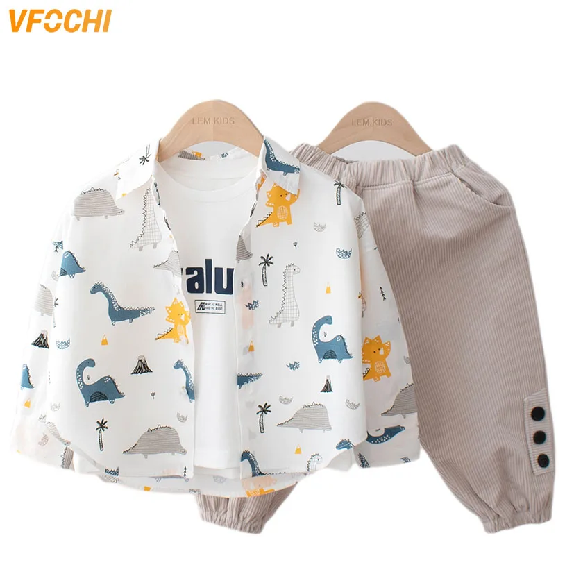 VFOCHI 2023 Fashion Boys Clothing Sets Spring Long Sleeve Cotton Shirt + Corduroy Pants Set Kids Clothes 2Pcs Boys Clothes Set
VFOCHI 2023 Fashion Boys Clothing Sets Spring Long Sleeve Cotton Shirt + Corduroy Pants Set Kids Clothes 2Pcs Boys Clothes Set