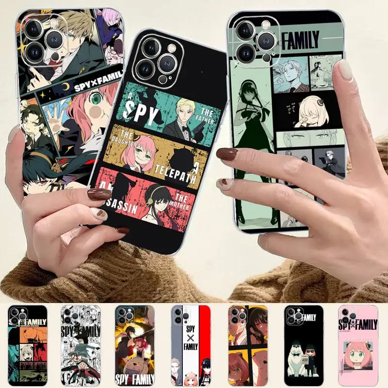 Spy X Family Anime Phone Case For iPhone 8 7 6 6S Plus X SE 2020 XR XS 14 11 12 13 Mini Pro Max Mobile Case
Spy X Family Anime Phone Case For iPhone 8 7 6 6S Plus X SE 2020 XR XS 14 11 12 13 Mini Pro Max Mobile Case
