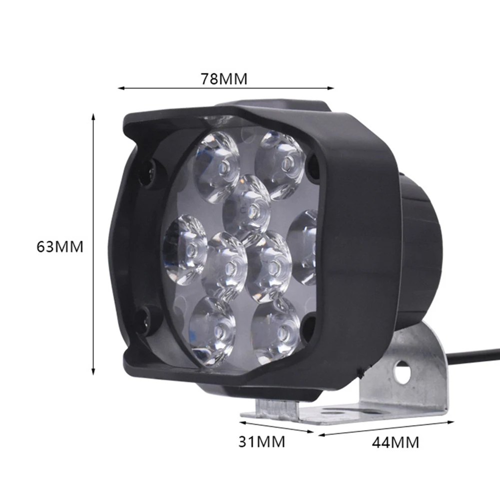 1X Motorcycle Headlight 9 LED Lights White SpotLights Electric Vehicle Scooters Lamp High Brightness Modified Auxiliary Bulbs
1X Motorcycle Headlight 9 LED Lights White SpotLights Electric Vehicle Scooters Lamp High Brightness Modified Auxiliary Bulbs