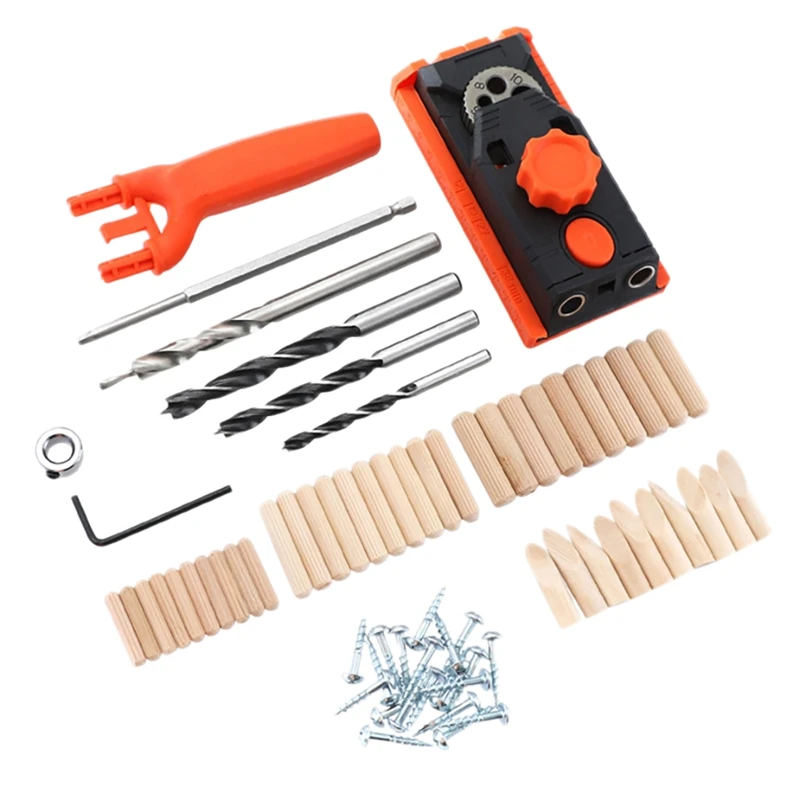 2-In-1 Woodworking Drilling Hole Jig Woodworking Inclined Locator Oblique Hole Jig Kit Twist Drill Step Drill Set Hole
2-In-1 Woodworking Drilling Hole Jig Woodworking Inclined Locator Oblique Hole Jig Kit Twist Drill Step Drill Set Hole