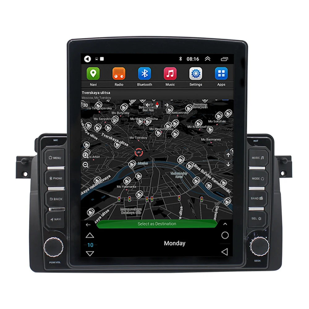 9.7 Inches Vertical Screen Car DVD Player With BT GPS Rear Camera FM Radio Steering Wheel Control For BMW E46
9.7 Inches Vertical Screen Car DVD Player With BT GPS Rear Camera FM Radio Steering Wheel Control For BMW E46