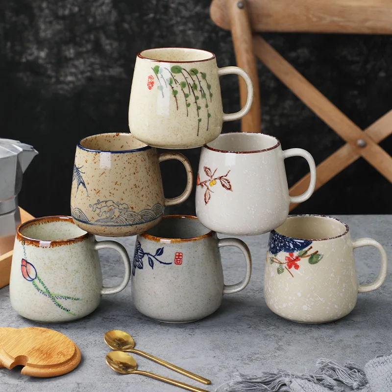 Japanese ceramic Coffee cup Office cup Creative large capacity Mug Water cup Couple set Drink cup Tea cup
Japanese ceramic Coffee cup Office cup Creative large capacity Mug Water cup Couple set Drink cup Tea cup