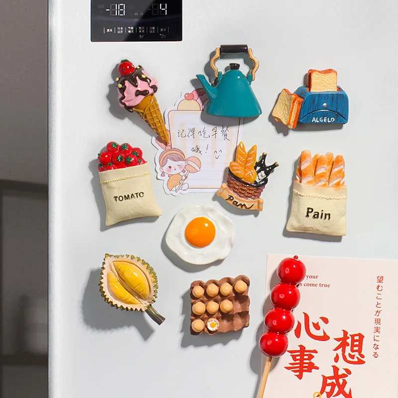Creative Refrigerator Magnets Decorative Creative 3D Food Message Board Fridge Magnets Creative Whiteboard Cartoon Magnets
Creative Refrigerator Magnets Decorative Creative 3D Food Message Board Fridge Magnets Creative Whiteboard Cartoon Magnets