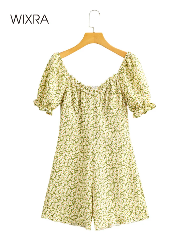 Wixra Women 2022 Little Daisy Playsuits Fashion Beach Style Ladies Summer Short Sleeve Chic Rompers New Hot
Wixra Women 2022 Little Daisy Playsuits Fashion Beach Style Ladies Summer Short Sleeve Chic Rompers New Hot