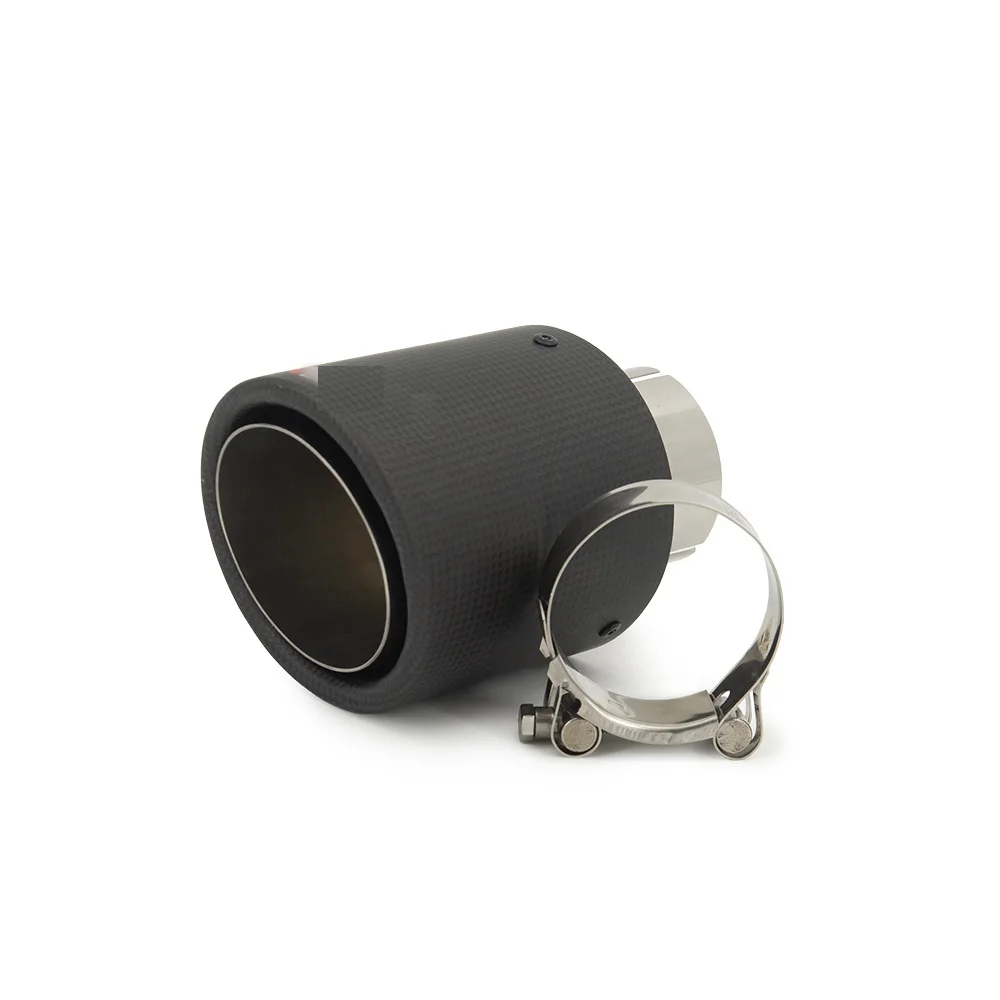 Auto Exhaust Pipe Straight Flange Matt Carbon Tail End Tip Black Silver Stainless Steel Muffler Pipe For Akrapovic
Auto Exhaust Pipe Straight Flange Matt Carbon Tail End Tip Black Silver Stainless Steel Muffler Pipe For Akrapovic