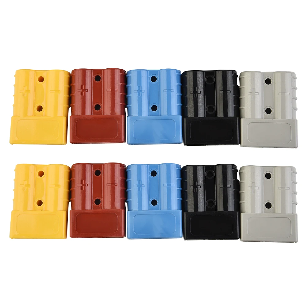 10pcs 6AWG For Anderson Plug Connector 50A Battery Charging Connector Caravan Trailer Motorcycle Socket Adapter
10pcs 6AWG For Anderson Plug Connector 50A Battery Charging Connector Caravan Trailer Motorcycle Socket Adapter