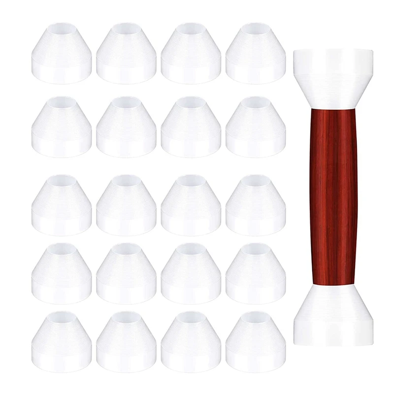20Pack Pen Bushings,White Non-Stick Pen Bushing For CA Finishing Pen Turning(0.43Inch/11Mm Height,0.55Nch/14Mm Diameter)
20Pack Pen Bushings,White Non-Stick Pen Bushing For CA Finishing Pen Turning(0.43Inch/11Mm Height,0.55Nch/14Mm Diameter)