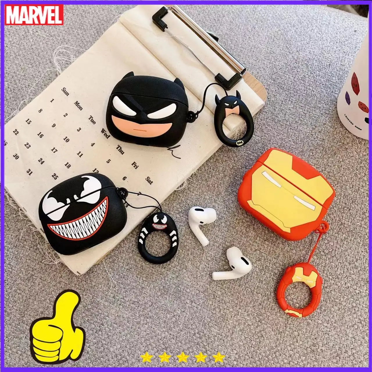 Venom Airpods Case Silicone He Avengers Disney Kawaii Protector Cover for Airpods PRO Airpod 2 Air Pods 1 Cute Anime Fidget Toys
Venom Airpods Case Silicone He Avengers Disney Kawaii Protector Cover for Airpods PRO Airpod 2 Air Pods 1 Cute Anime Fidget Toys