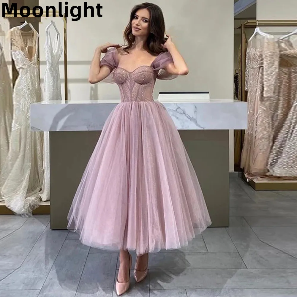 Moonlight Sexy Purple Tulle Evening Dress For Women Boat Neck Sparkle Prom Gown Backless Robes Ankle Length A-Line De Soirée
Moonlight Sexy Purple Tulle Evening Dress For Women Boat Neck Sparkle Prom Gown Backless Robes Ankle Length A-Line De Soirée
