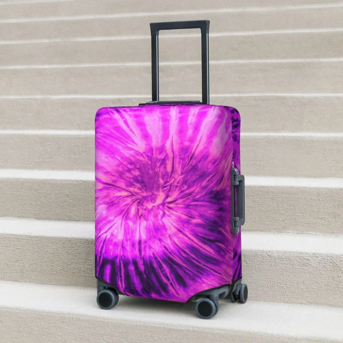 Tie Dye Suitcase Cover Pink And Purple Practical Business Protector Luggage Accesories Holiday
Tie Dye Suitcase Cover Pink And Purple Practical Business Protector Luggage Accesories Holiday