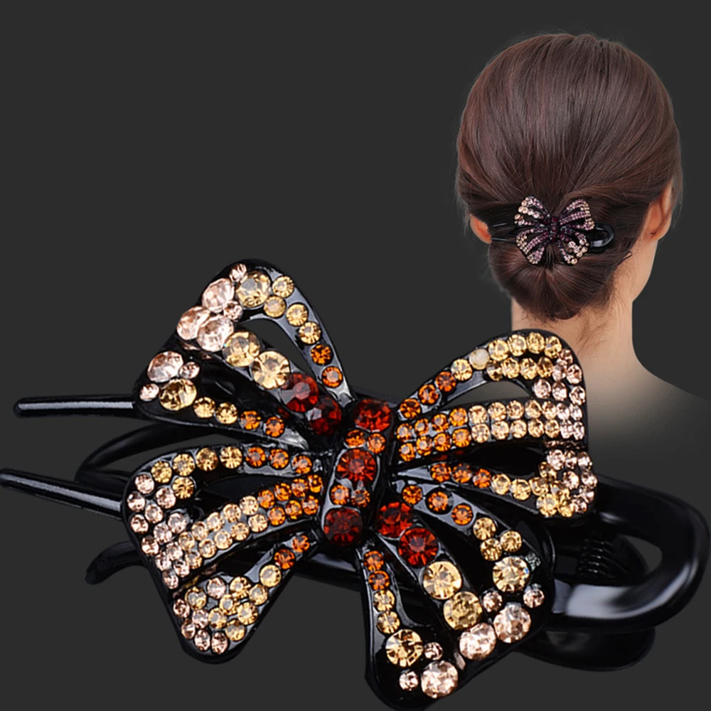 New Bow Hairpins Rhinestone Barrette Hairpin Headband Bowknot Hair Clips For Girls Butterfly Barrettes Alloy Clip Hair Accessori
New Bow Hairpins Rhinestone Barrette Hairpin Headband Bowknot Hair Clips For Girls Butterfly Barrettes Alloy Clip Hair Accessori