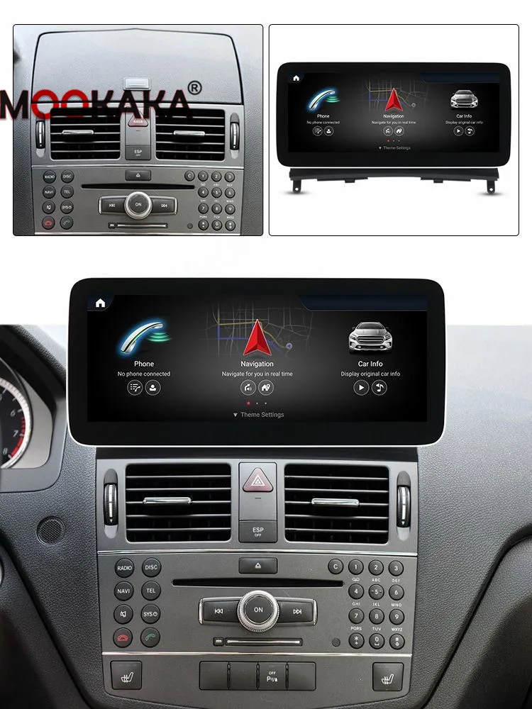 Автомобильный мультимедийный плеер с GPS Навигатором, IPS Android 10,0, для Mercedes Benz C-Class W204 S204 C180 C200 C220 C250 C300
Автомобильный мультимедийный плеер с GPS Навигатором, IPS Android 10,0, для Mercedes Benz C-Class W204 S204 C180 C200 C220 C250 C300