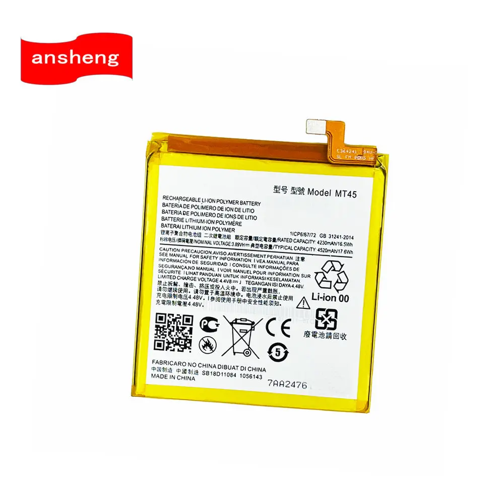 Original 3.8V 4520mAh MT45 Battery For Motorola Edge s Pro XT2153-1 Cellphone 
Original 3.8V 4520mAh MT45 Battery For Motorola Edge s Pro XT2153-1 Cellphone