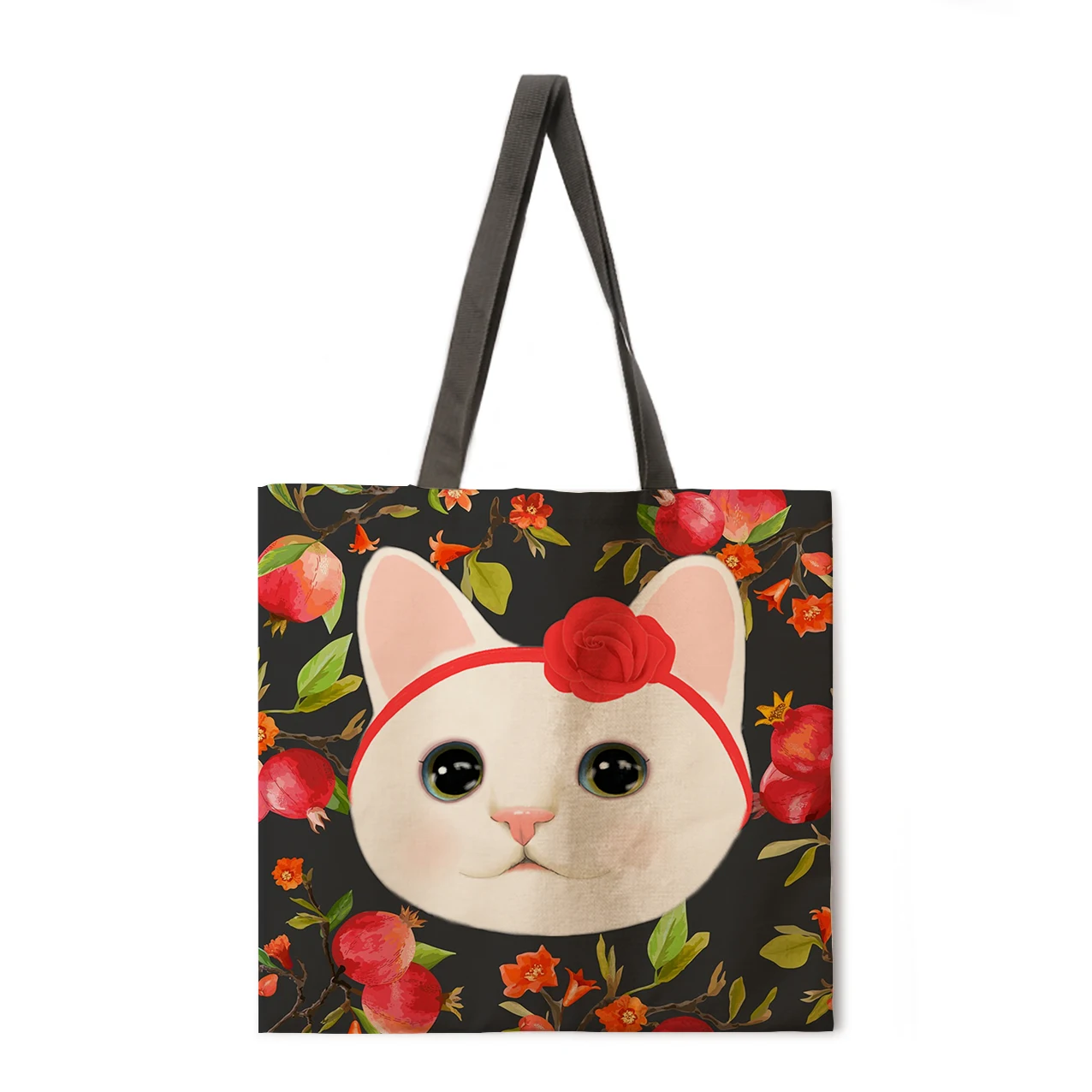 Flower Cat Women Beach Bag Foldable Shoulder Bag Shopping Bag Printed Handbag Linen Casual Tote Reusable
Flower Cat Women Beach Bag Foldable Shoulder Bag Shopping Bag Printed Handbag Linen Casual Tote Reusable
