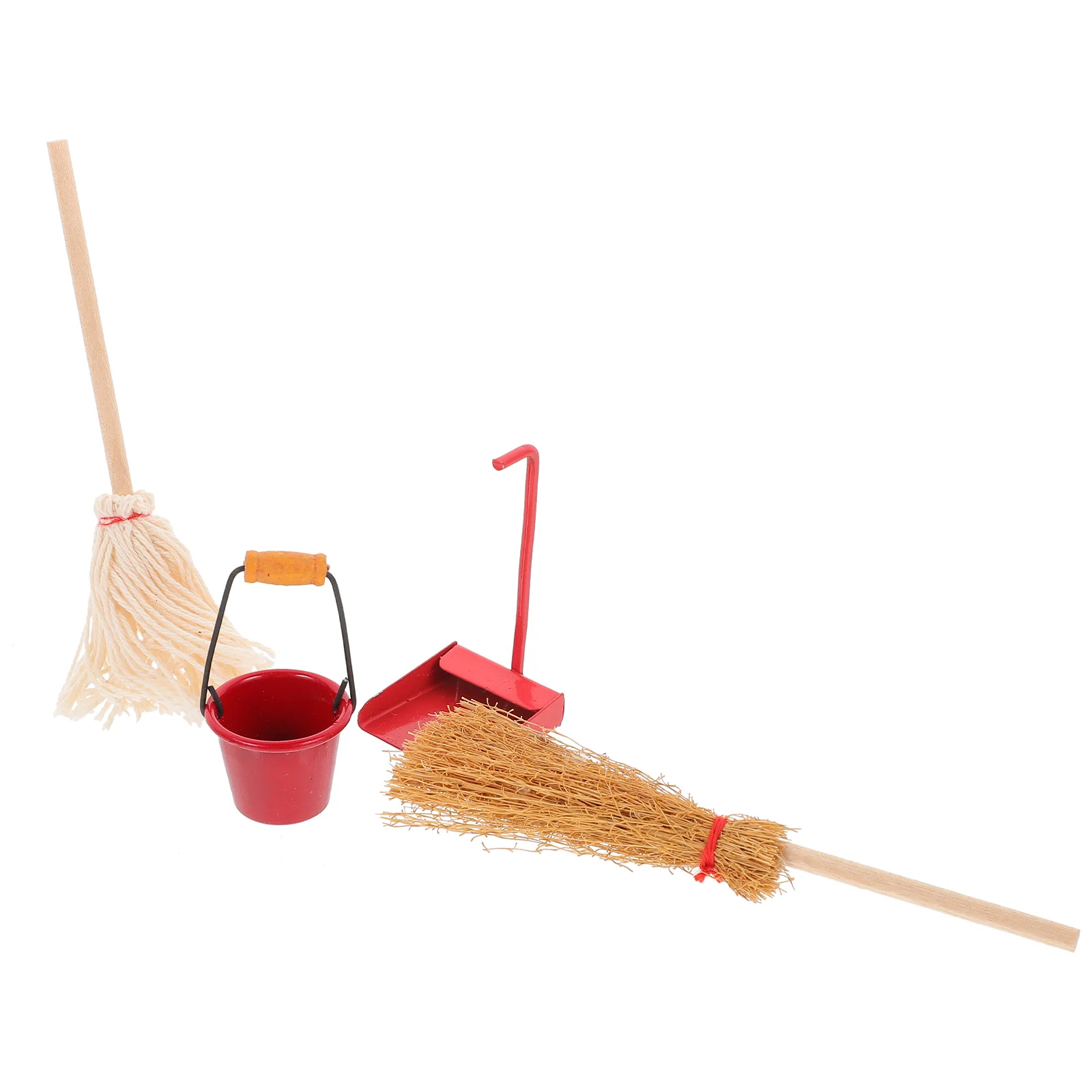 Mini Mop Dollhouses Bucket Cleaning Kit Figurines Props Grass Broom Dolls Tools Miniature Wooden Stuff
Mini Mop Dollhouses Bucket Cleaning Kit Figurines Props Grass Broom Dolls Tools Miniature Wooden Stuff