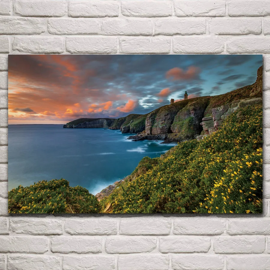 Beautiful coast ocean rocks evening sunset landscape living room home art decoration wood frame fabric posters KR572
Beautiful coast ocean rocks evening sunset landscape living room home art decoration wood frame fabric posters KR572
