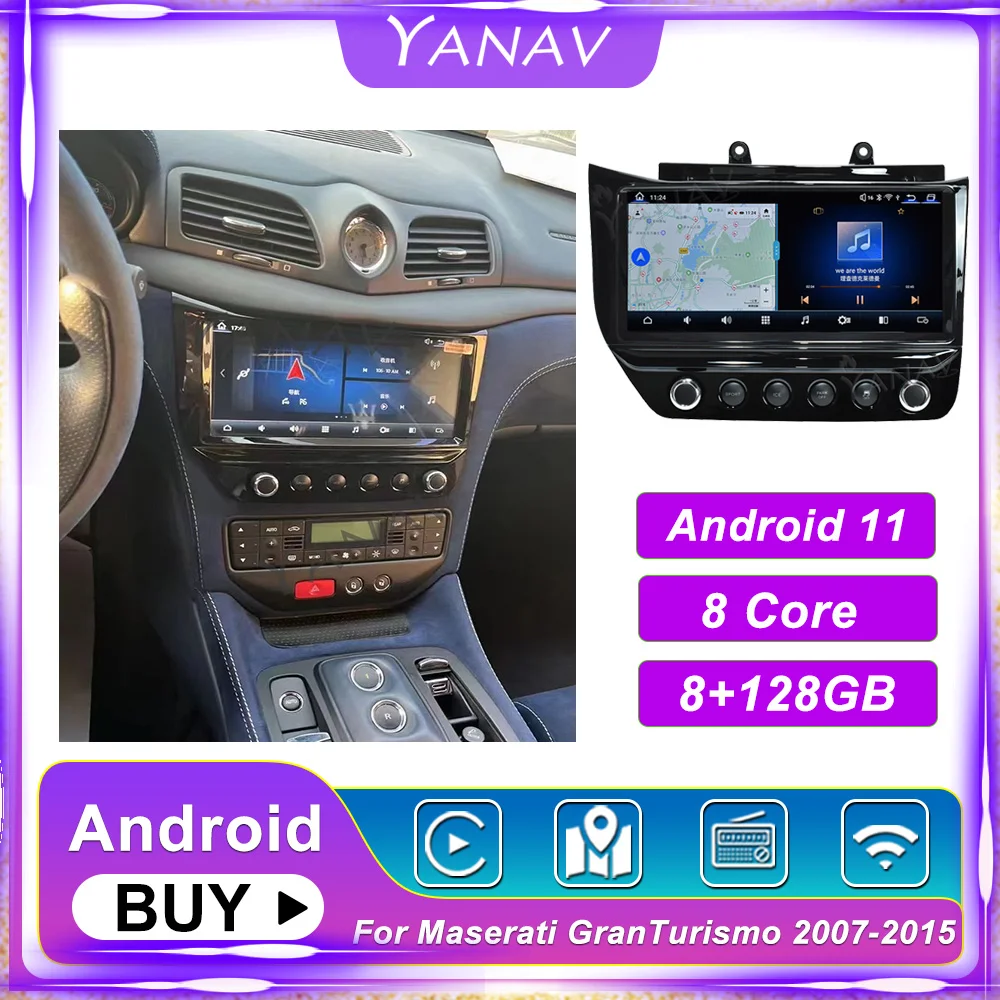 10.1 Inch Car Radio For Maserati GranTurismo GT 2007-2015 GPS Navigation Multimedia Video Player Auto Carplay Stereo Head Unit
10.1 Inch Car Radio For Maserati GranTurismo GT 2007-2015 GPS Navigation Multimedia Video Player Auto Carplay Stereo Head Unit