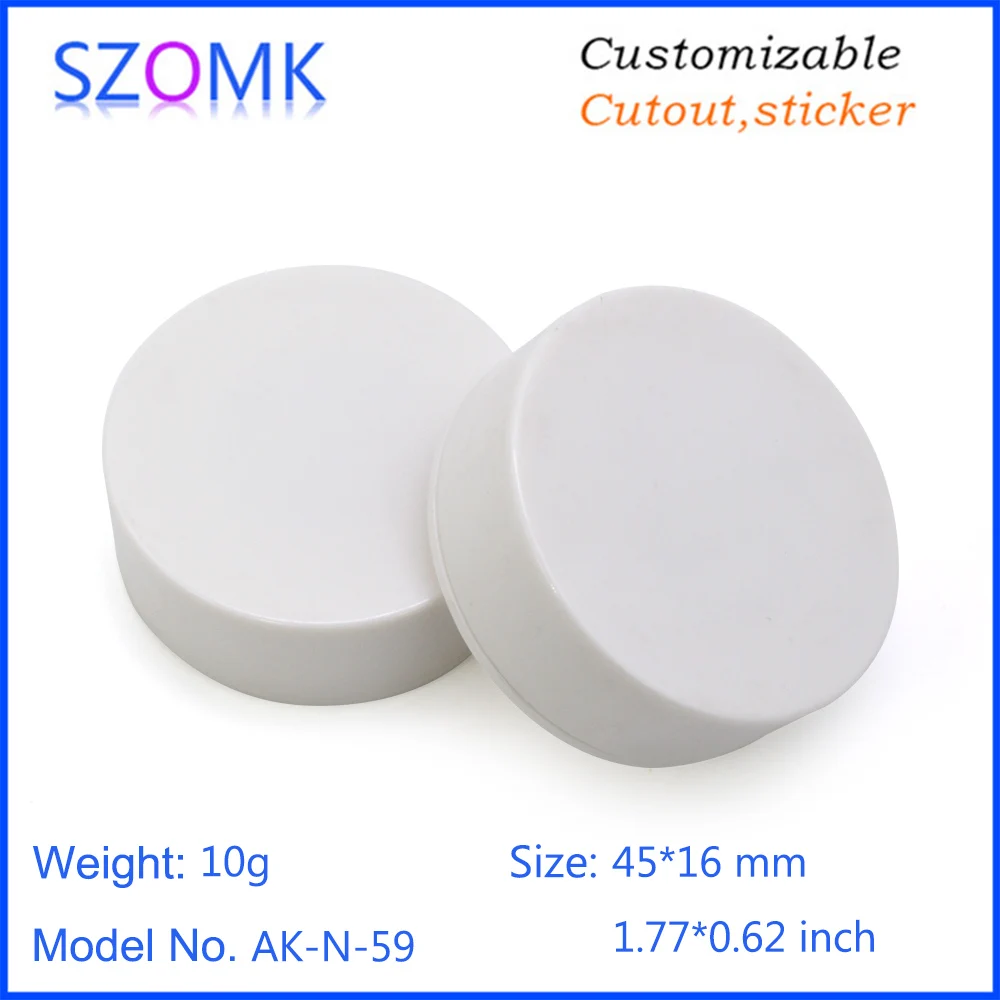 1 шт., 46*16, белый АБС-пластик, круглая форма, базовый корпус, льняной соединительный корпус, ультразвуковое сварочное устройство 
1 шт., 46*16, белый АБС-пластик, круглая форма, базовый корпус, льняной соединительный корпус, ультразвуковое сварочное устройство