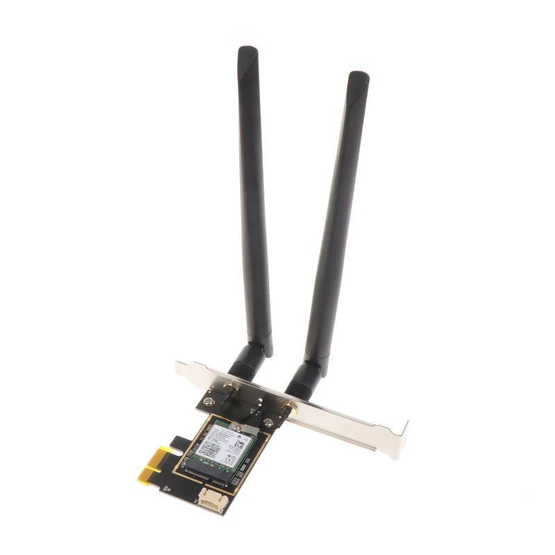 Wi-Fi 6E PCIe беспроводная карта 2400 МБ двухдиапазонный (5,8G/2,4G) BT5.2 для AX210NGW для настольного компьютера ноутбука
Wi-Fi 6E PCIe беспроводная карта 2400 МБ двухдиапазонный (5,8G/2,4G) BT5.2 для AX210NGW для настольного компьютера ноутбука