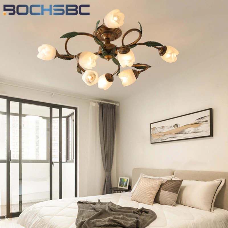 Романтическая креативная Ретро потолочная лампа BOHSBC, белая лампа для спальни, кабинета, кофейной бары, светодиодная люстра
Романтическая креативная Ретро потолочная лампа BOHSBC, белая лампа для спальни, кабинета, кофейной бары, светодиодная люстра