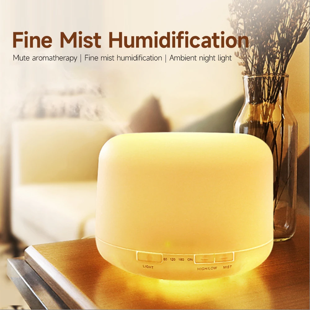 

Air Humidifier Electric Aroma Diffuser Aromatherapy Humidifiers Diffusers 500ml Ultrasonic Cool Mist Maker For Home Office Spa