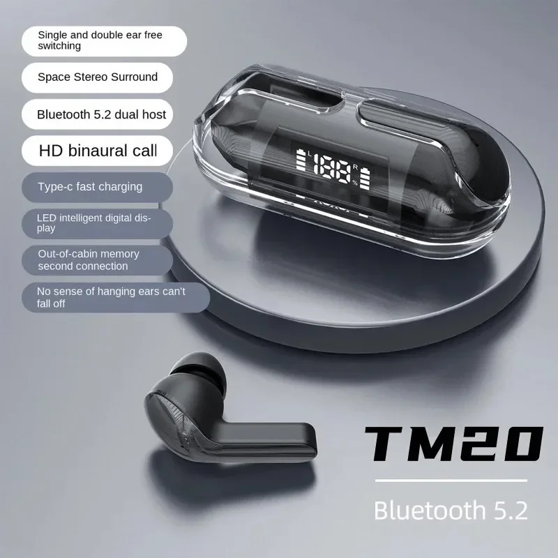 TWS TM20 Беспроводные Bluetooth-наушники с шумоподавлением Игровая музыкальная
