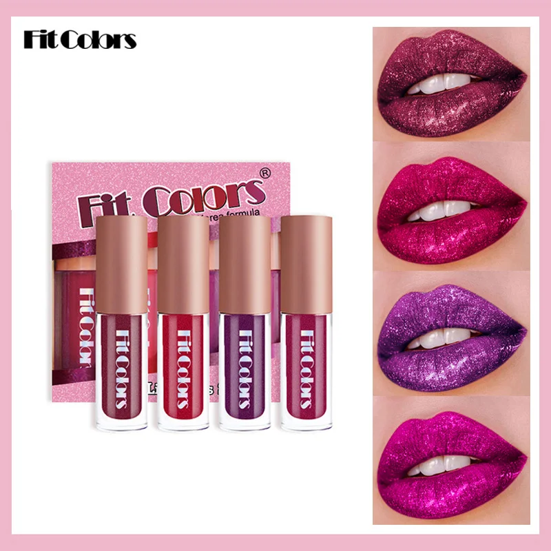 4pcs/lot Shiny Glitter Lip Gloss Lip Glaze Waterproof Lasting Lip Gloss Pearly Mermaid Liquid Lipstick Lip Makeup Cosmetic TSLM1
4pcs/lot Shiny Glitter Lip Gloss Lip Glaze Waterproof Lasting Lip Gloss Pearly Mermaid Liquid Lipstick Lip Makeup Cosmetic TSLM1